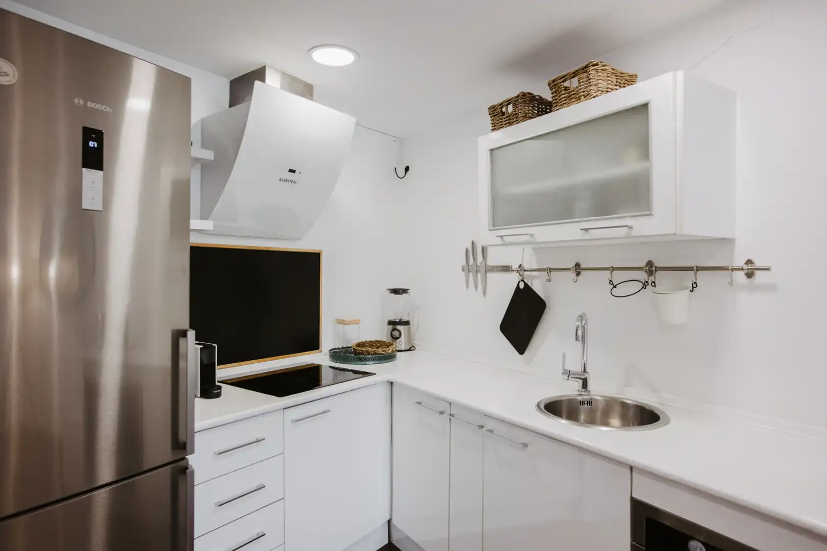 Kitchen of Apartments for rent in Calpe / Calp  with Air Conditioner, Heating and Parquet flooring
