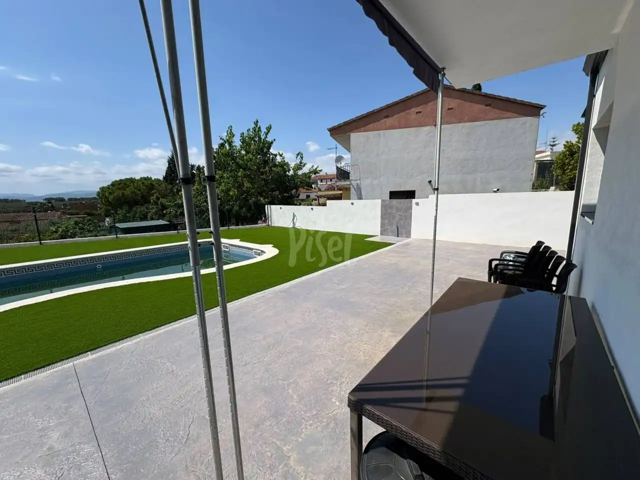 Terraza de Casa o chalet en venta en Els Pallaresos con Jardín privado y Piscina