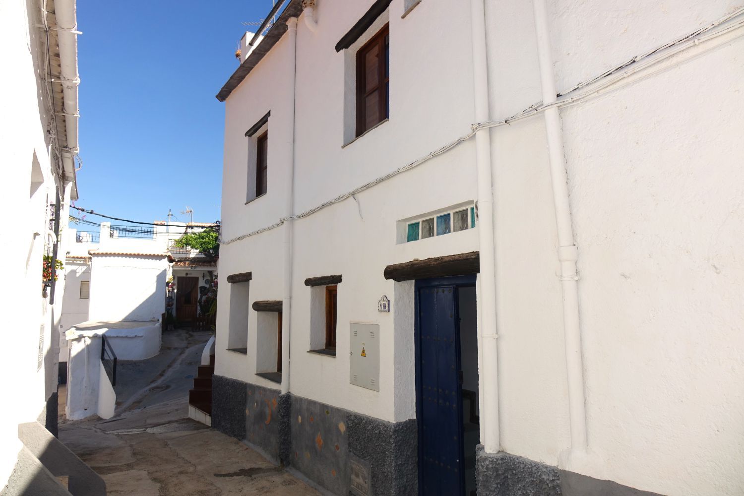 Vista exterior de Casa o xalet en venda en Torvizcón amb Terrassa