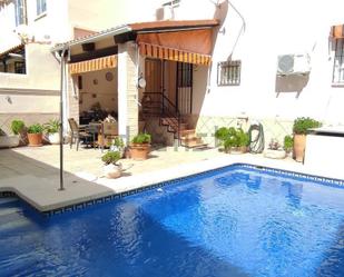 Swimming pool of Single-family semi-detached for sale in Ciudad Real Capital  with Air Conditioner, Private garden and Storage room