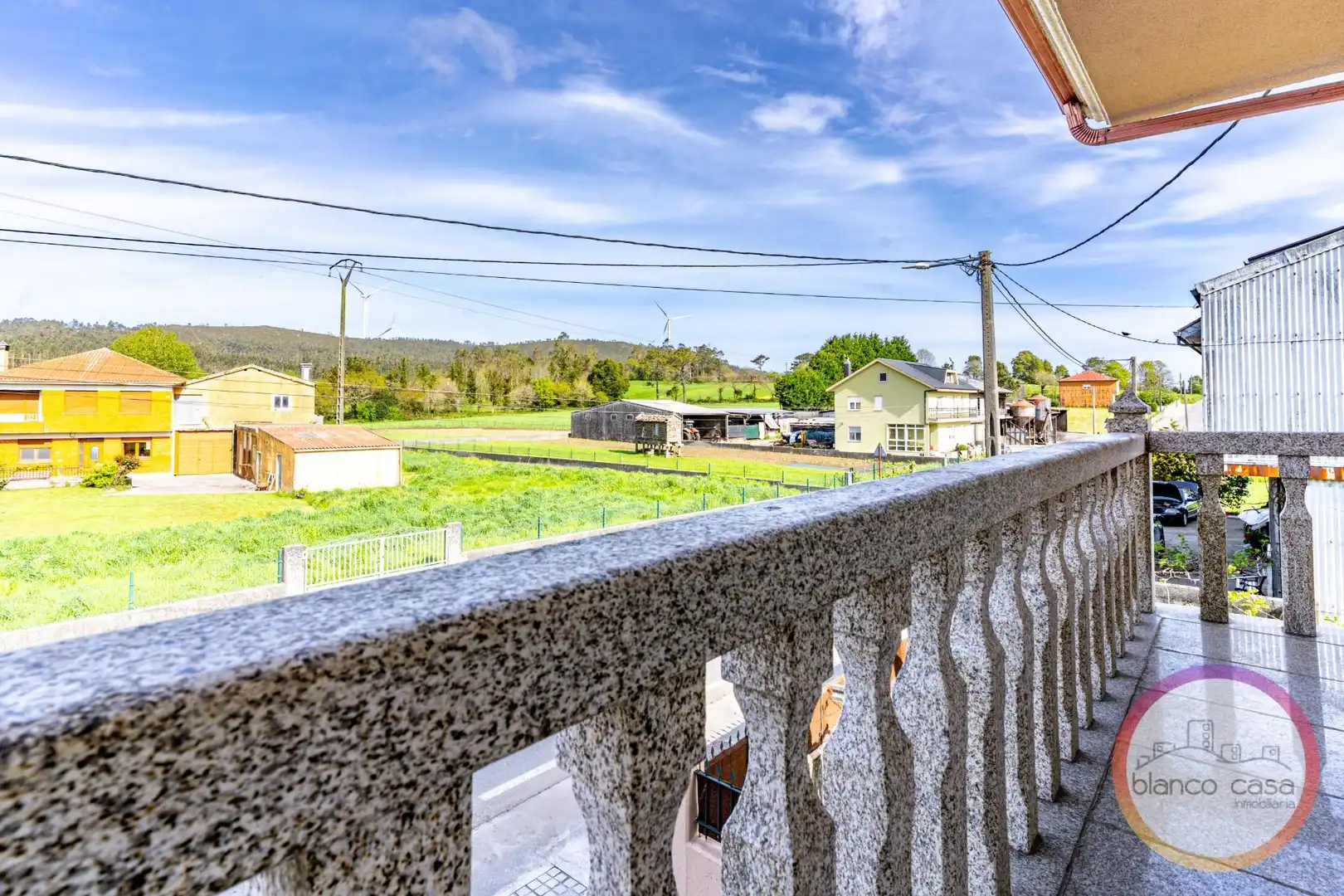 Balcony of Houses for sale in Dumbría  with Heating, Private garden and Terrace