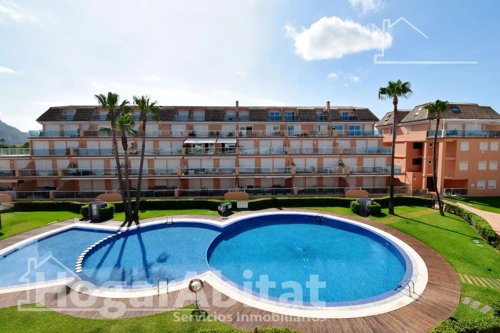 Exterior view of Flat for sale in Dénia  with Air Conditioner, Heating and Private garden