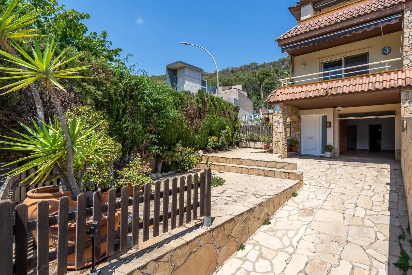 Terraza de Casa adosada en venta en La Palma de Cervelló con Calefacción, Jardín privado y Terraza
