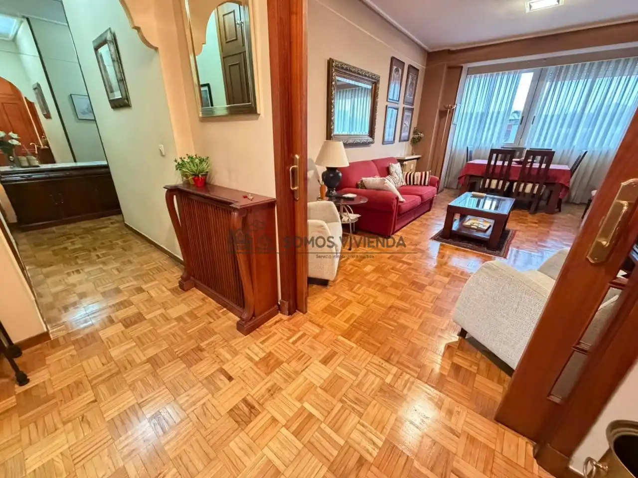 Sala de estar de Piso de alquiler en Ourense Capital  con Calefacción y Amueblado