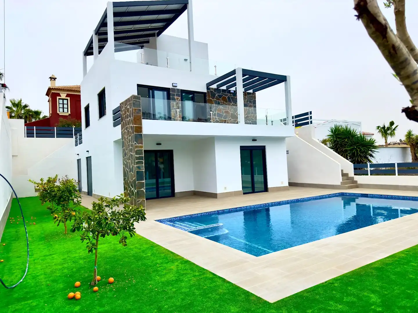 Piscina de Casa o xalet en venda en Rojales amb Jardí privat, Terrassa i Piscina