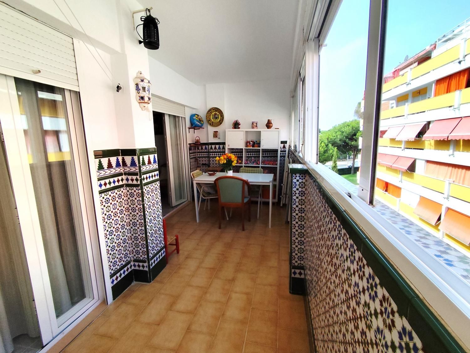 Garden of Flat to rent in El Portil  with Terrace, Swimming Pool and Furnished