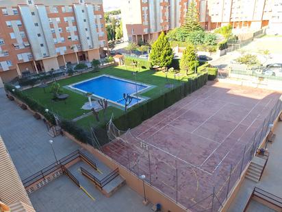 Swimming pool of Flat for sale in Alicante / Alacant  with Air Conditioner, Parquet flooring and Terrace