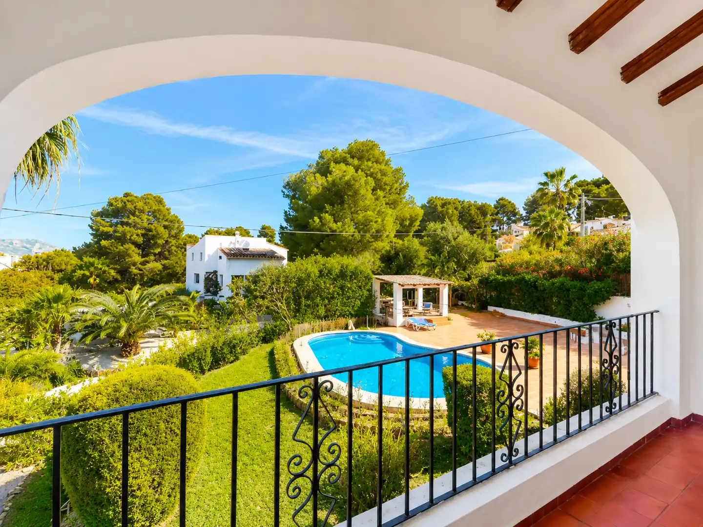 Garden of Houses for sale in Jávea / Xàbia  with Air Conditioner, Heating and Private garden