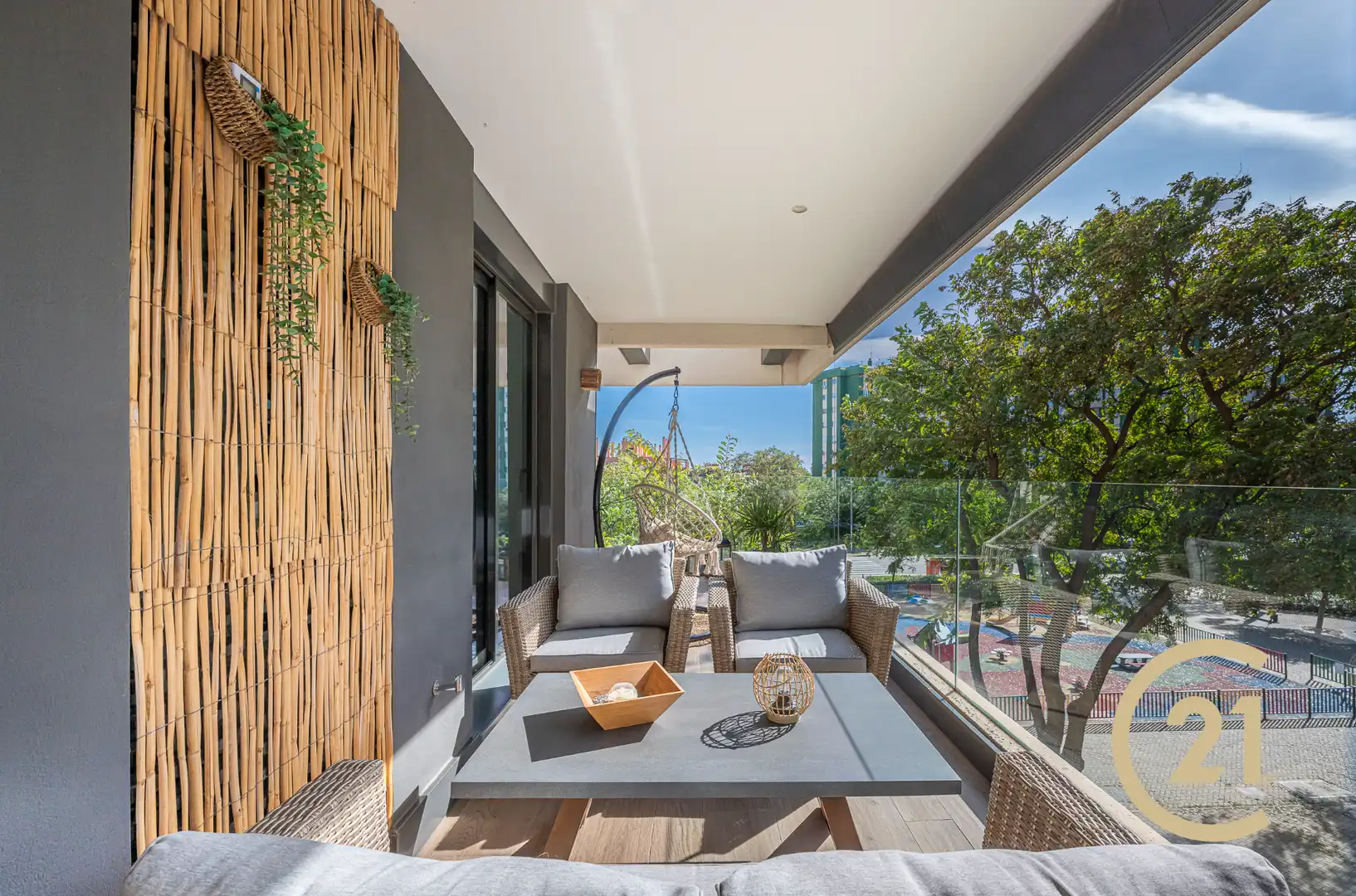 Terrasse von Wohnung zum Verkauf in Málaga mit Klimaanlage, Terrasse und Abstellraum