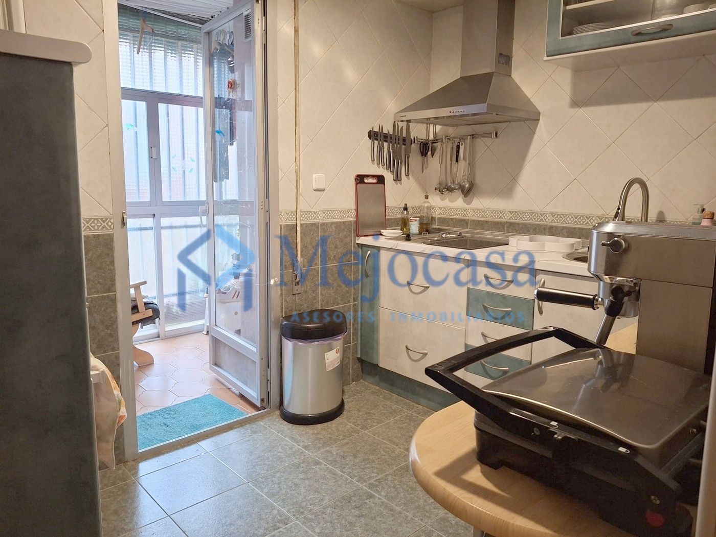 Kitchen of Flat for sale in  Madrid Capital  with Air Conditioner, Heating and Parquet flooring