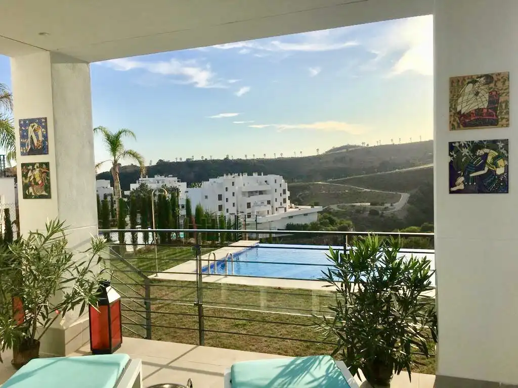Exterior view of Houses for rent in Estepona  with Air Conditioner, Private garden and Swimming Pool