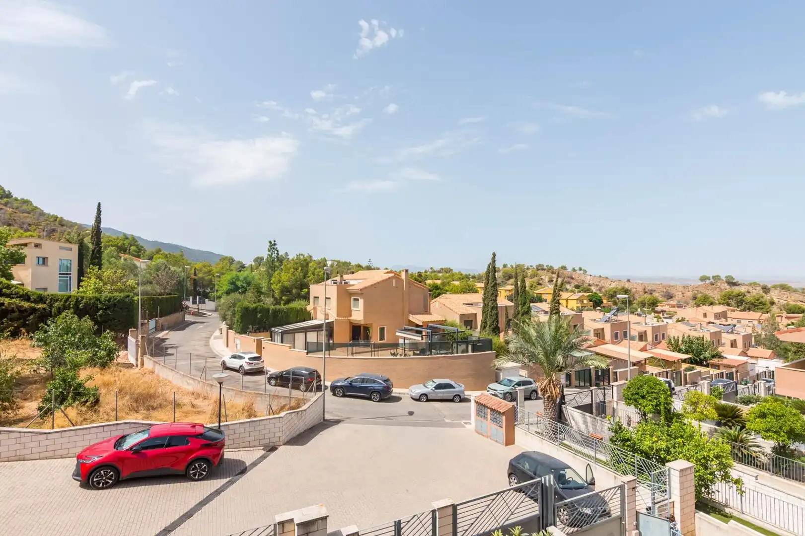 Vista exterior de Pis en venda en Murcia amb Aire condicionat, Jardí privat i Terrassa