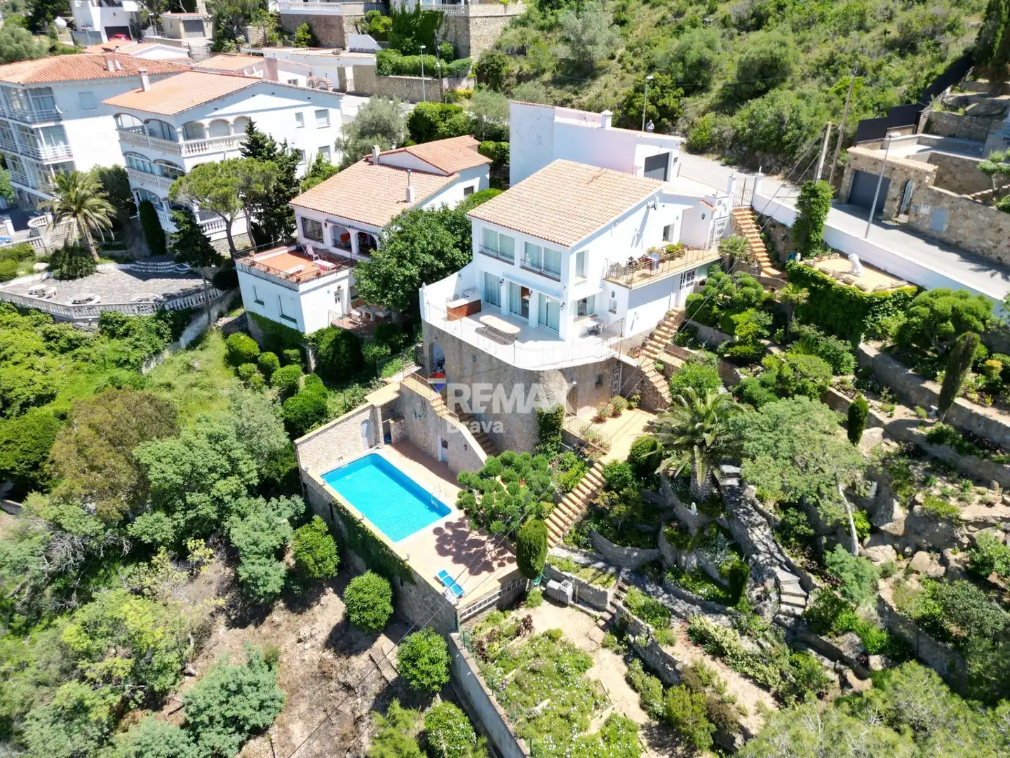 Vista exterior de Casa o xalet en venda en Roses amb Aire condicionat, Calefacció i Jardí privat