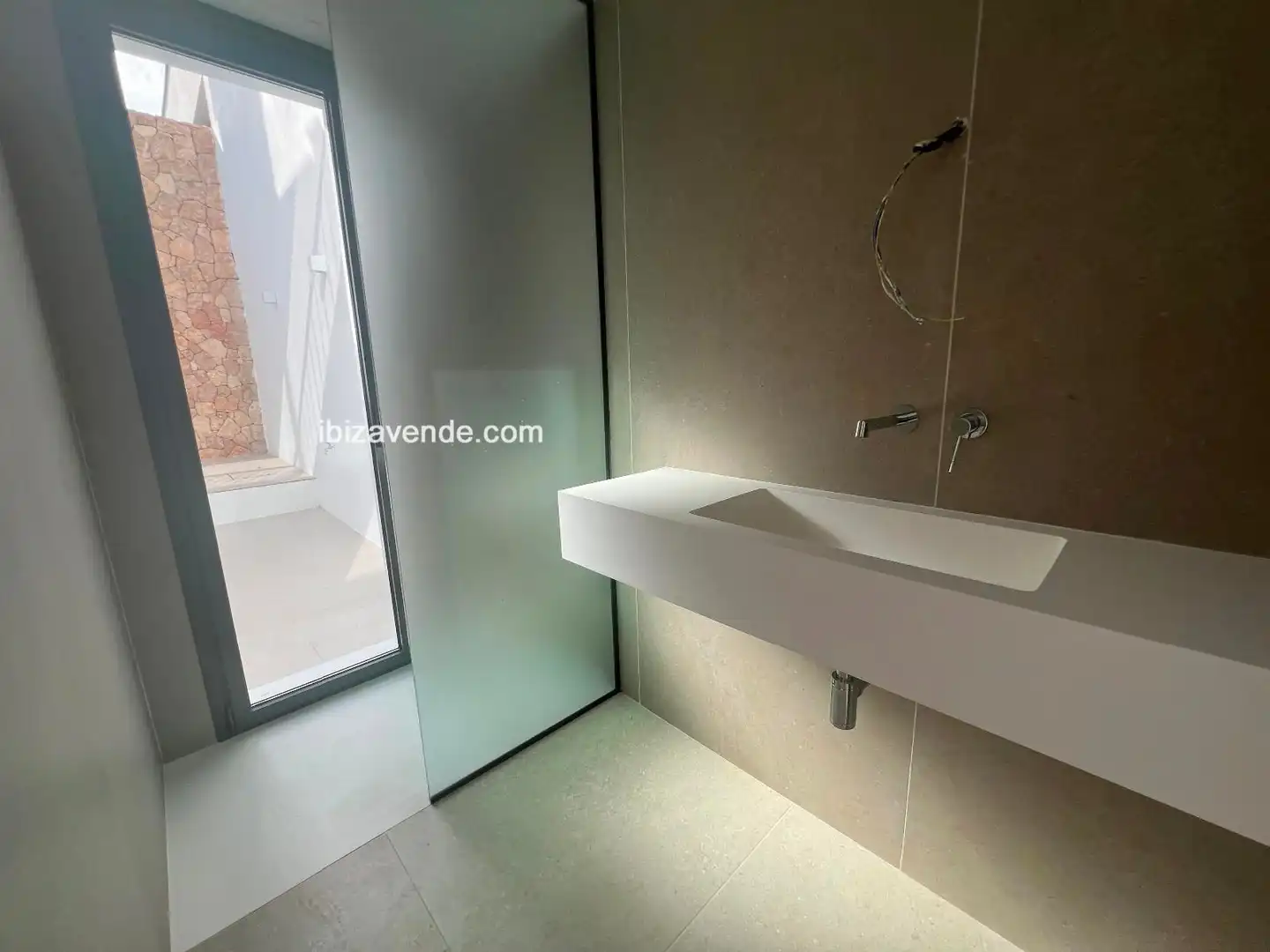 Baño de Casa o chalet de alquiler en Santa Eulària des Riu con Aire acondicionado, Calefacción y Jardín privado