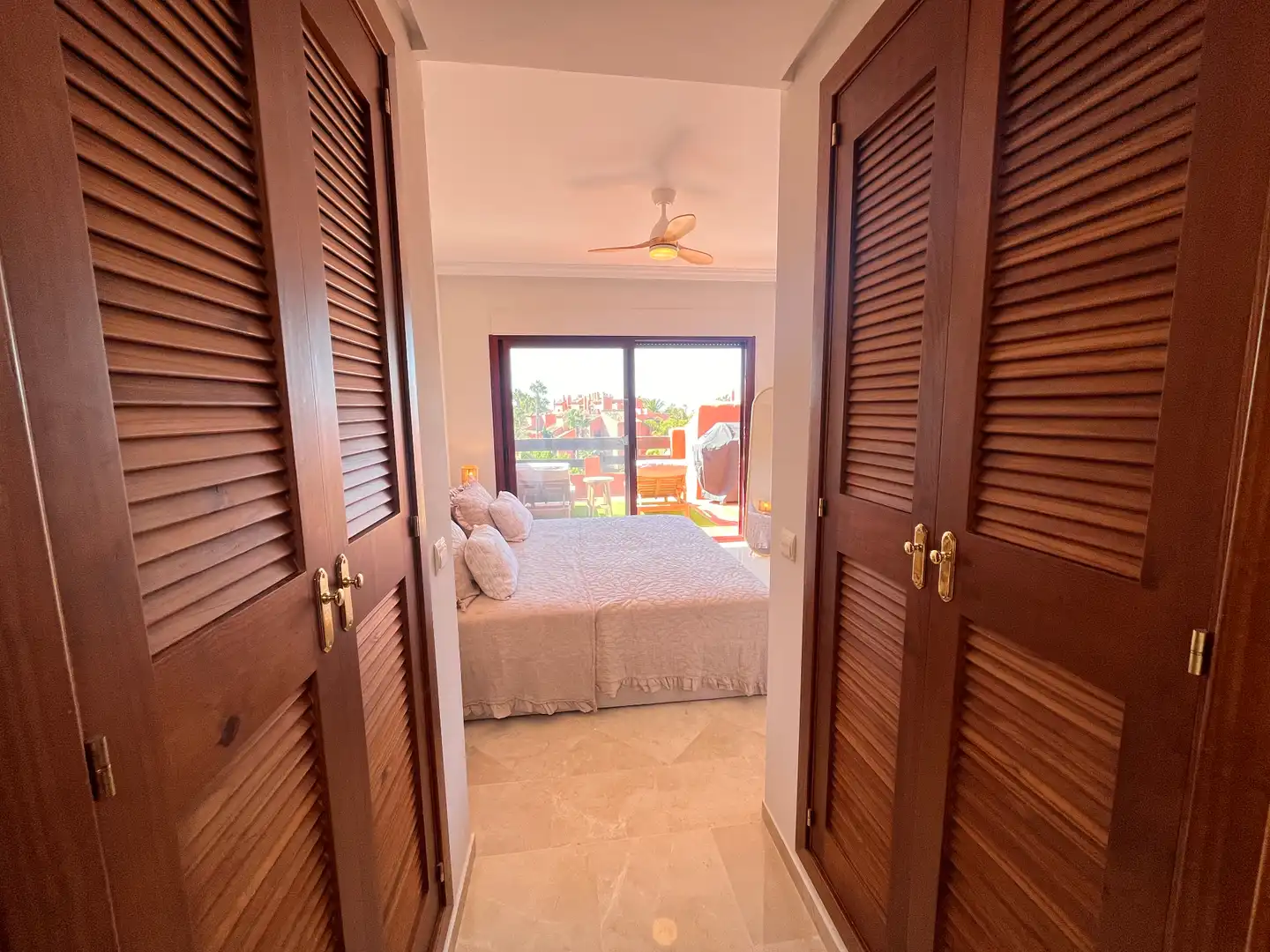 Bedroom of Attic for rent in Marbella  with Air Conditioner, Heating and Terrace