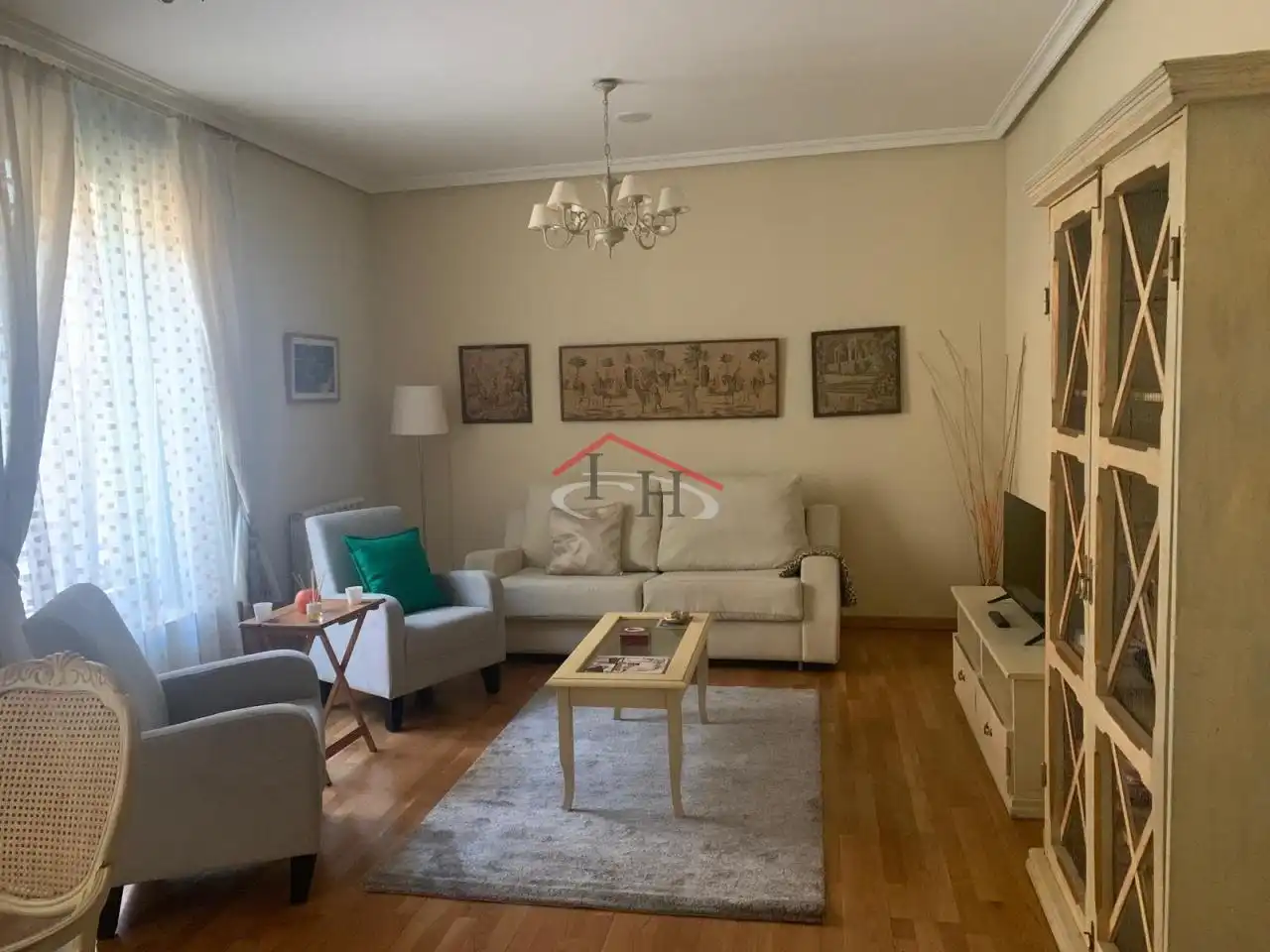 Wohnzimmer von Wohnungen zur Miete in León Capital  mit Heizung, Parkett und Möbliert