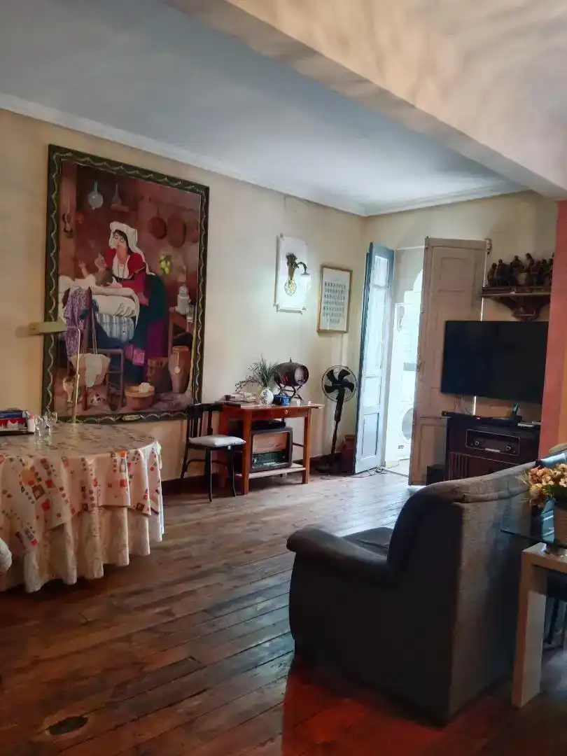 Living room of Flat for sale in A Peroxa   with Parquet flooring, Furnished and Oven