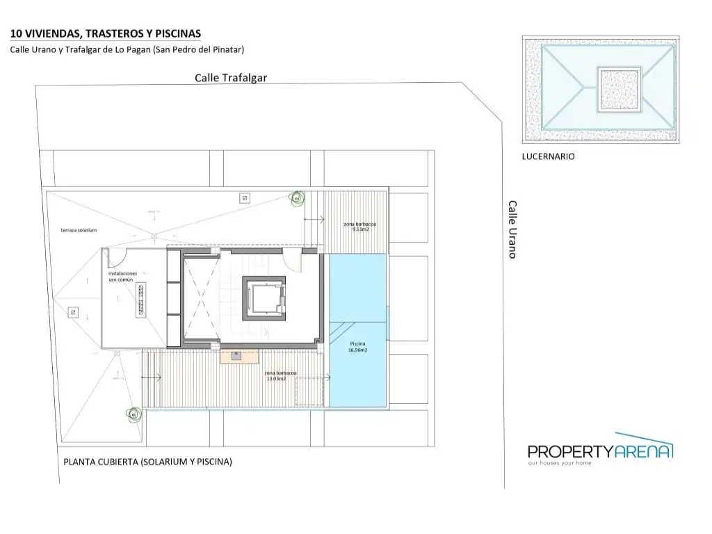 Penthouse mit Aufzug zum Verkauf in Calle Trafalgar, imagen 30