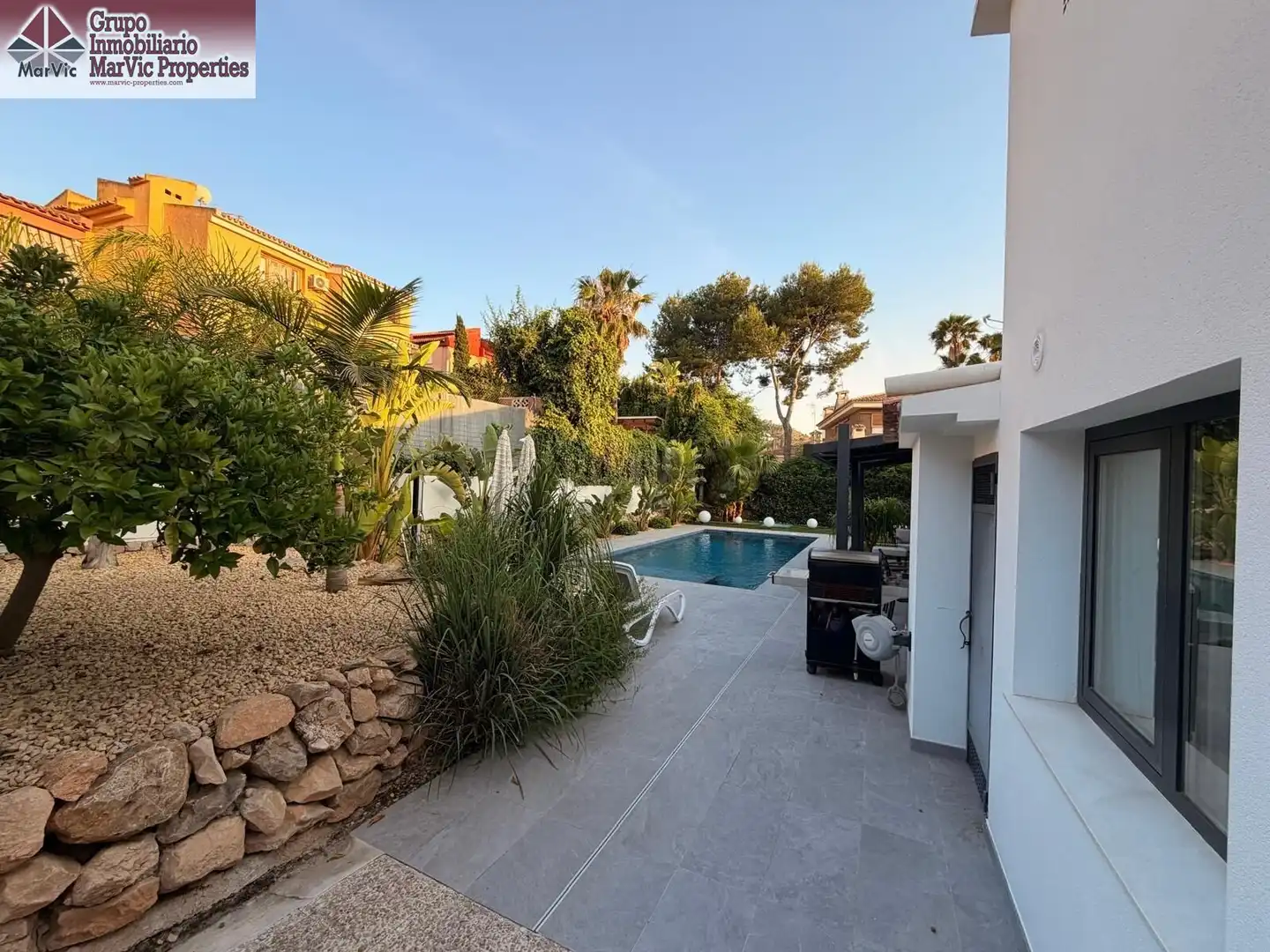Terrassa de Casa o xalet en venda en Benidorm amb Aire condicionat, Terrassa i Piscina