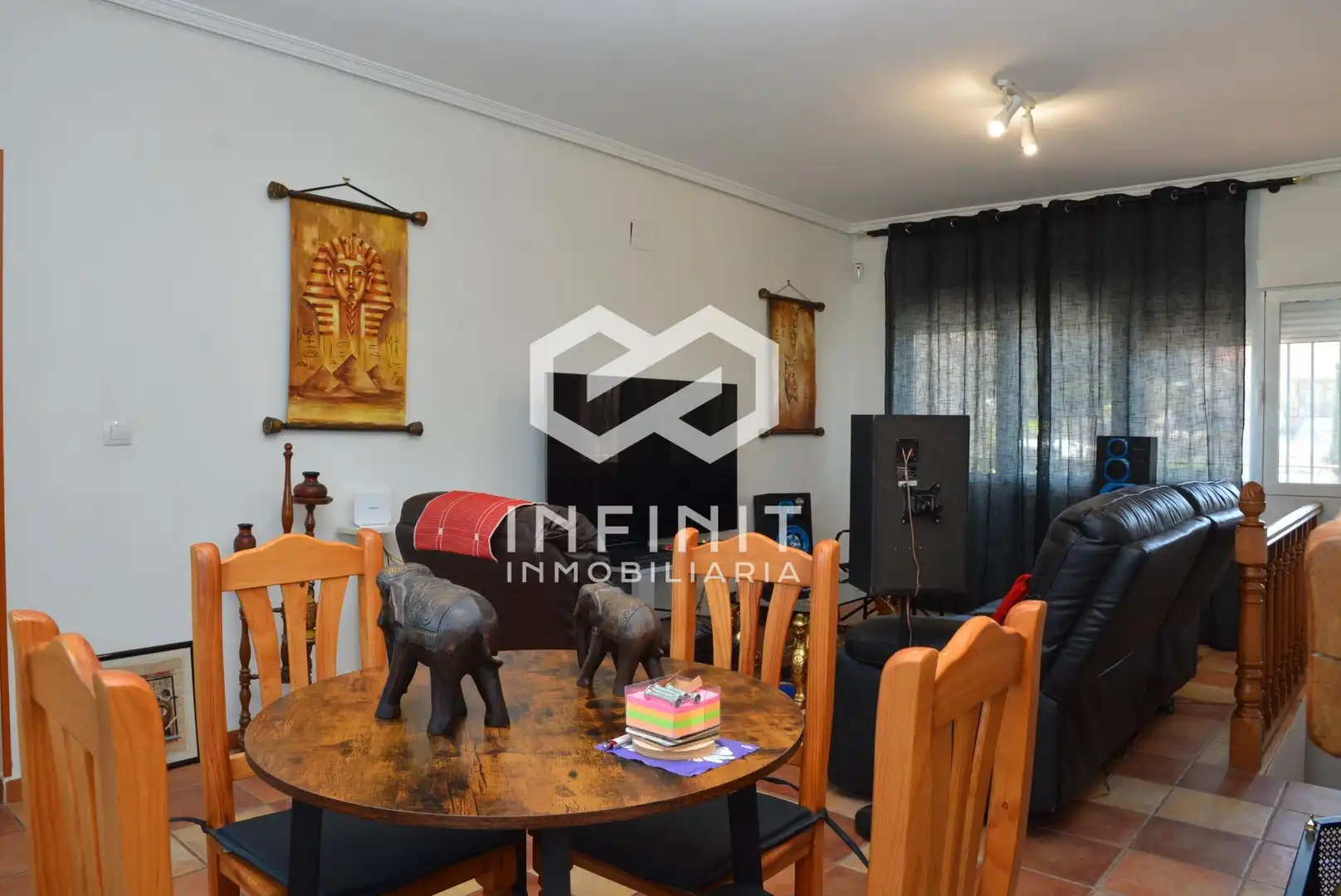 Sala de estar de Casa o chalet en venta en Valdeaveruelo con Calefacción, Jardín privado y Terraza