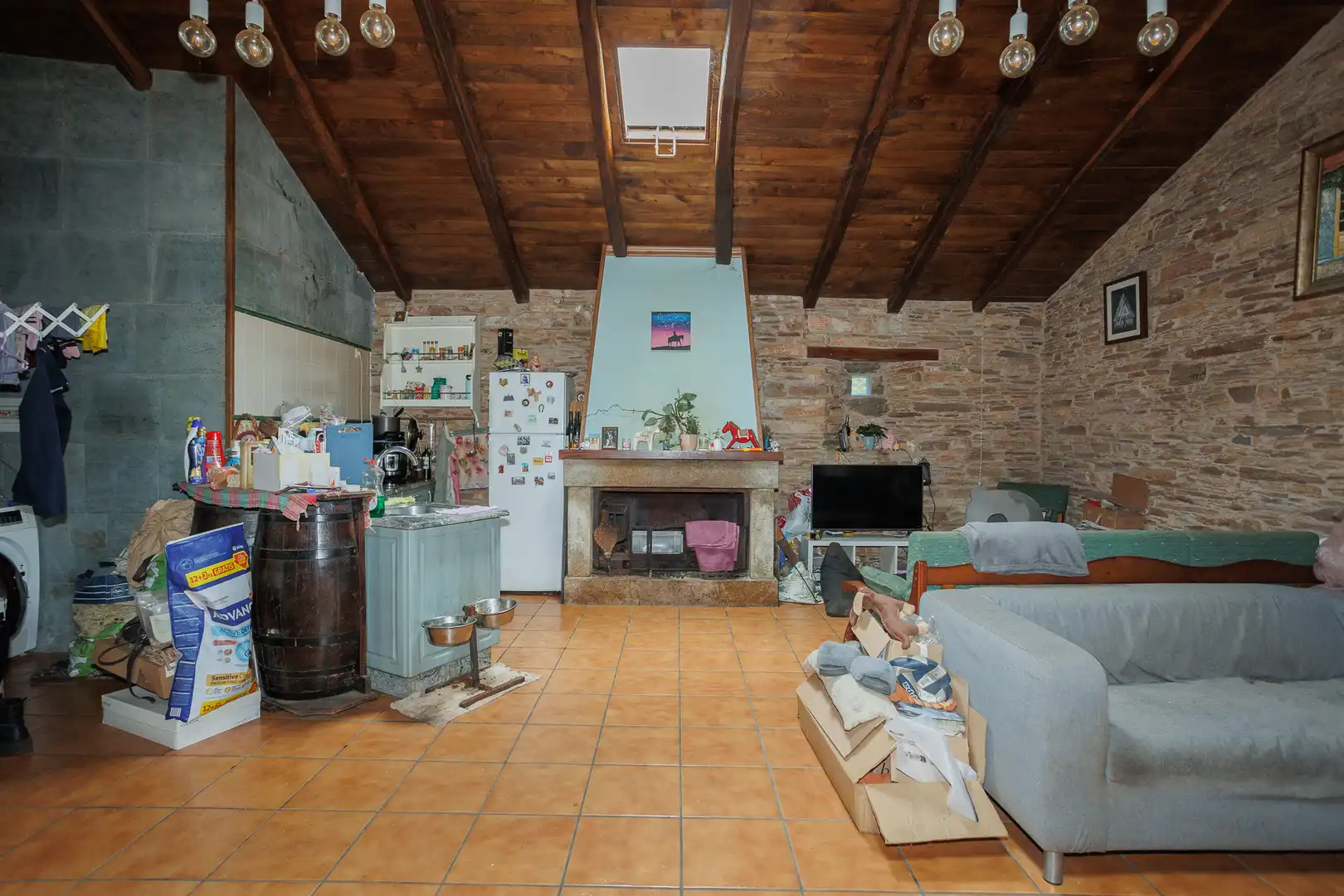 Sala d'estar de Finca rústica en venda en Cospeito