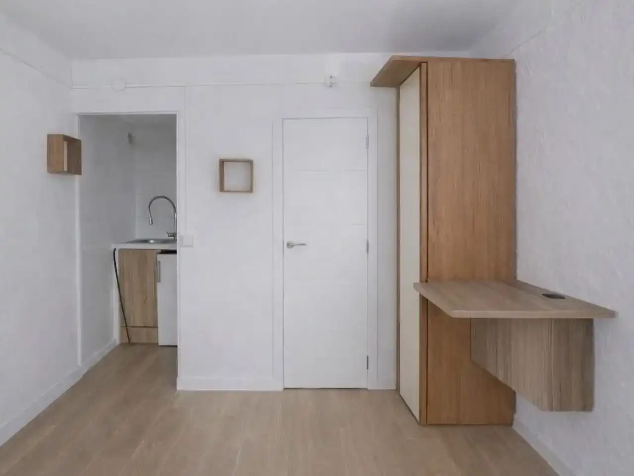 Schlafzimmer von Loft zur Miete in Palamós mit Klimaanlage, Parkett und Möbliert