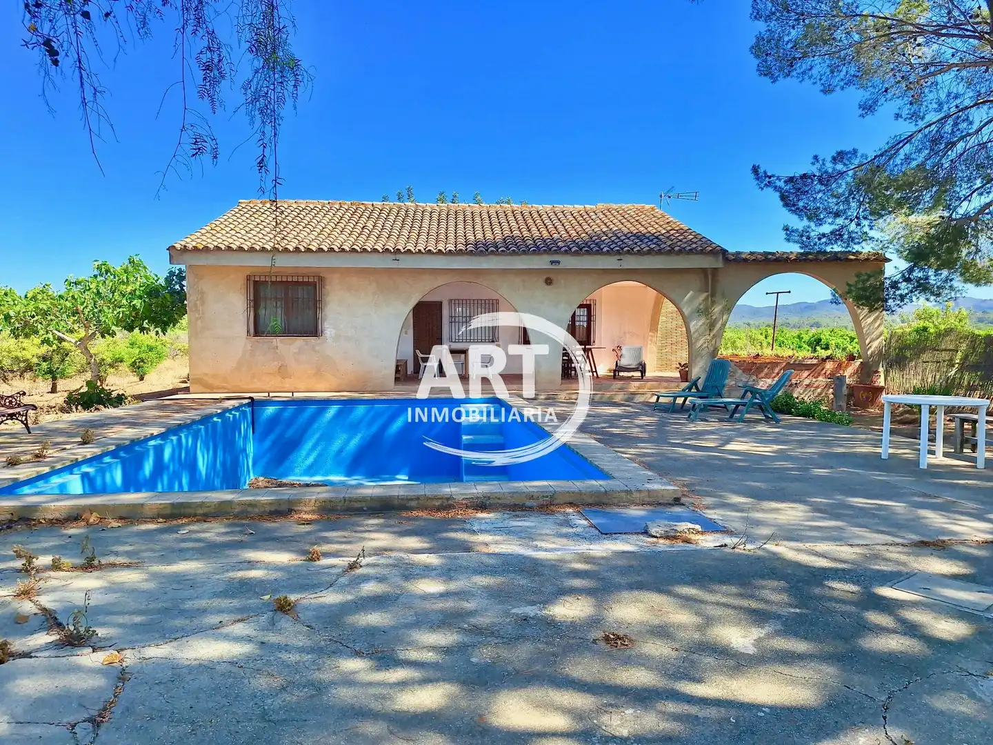 Außenansicht von Haus oder Chalet zum Verkauf in Bétera mit Privatgarten, Terrasse und Abstellraum