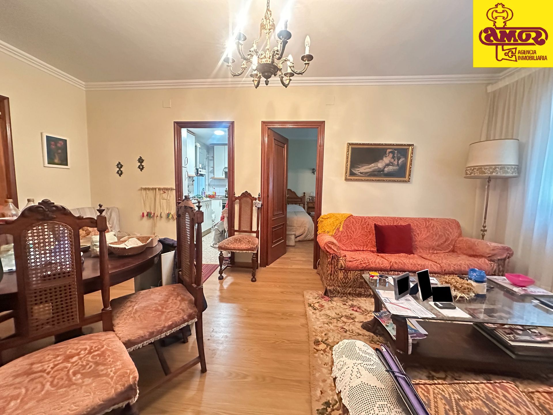 Living room of Flat for sale in Santiago de Compostela   with Heating