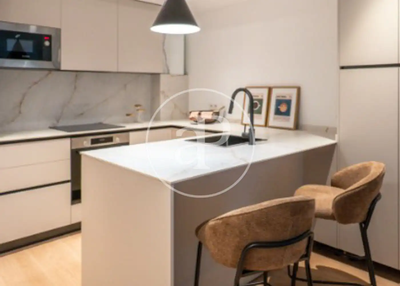 Kitchen of Flat for sale in Madrid  with Air Conditioner, Heating and Furnished