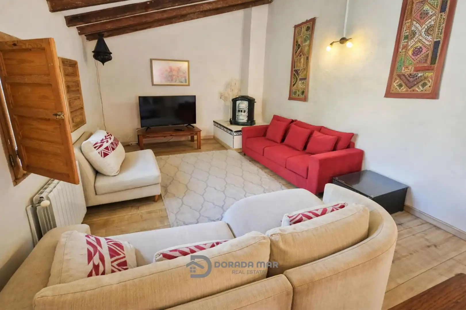 Wohnzimmer von Country house zum Verkauf in Benavites mit Heizung, Privatgarten und Terrasse