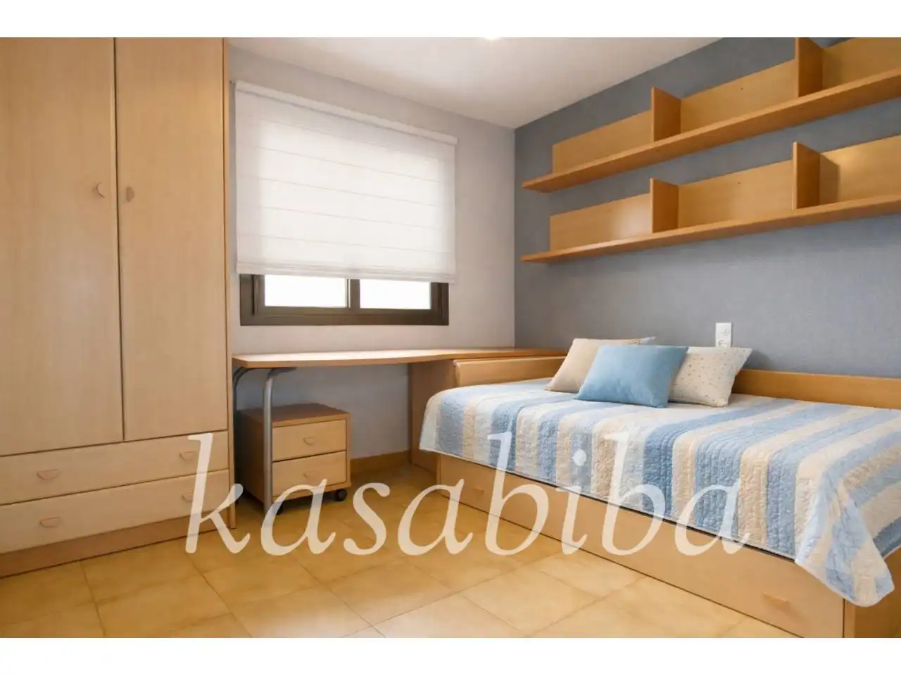 Habitación de Casa adosada en venta en Tavernes de la Valldigna con Terraza y Piscina comunitaria