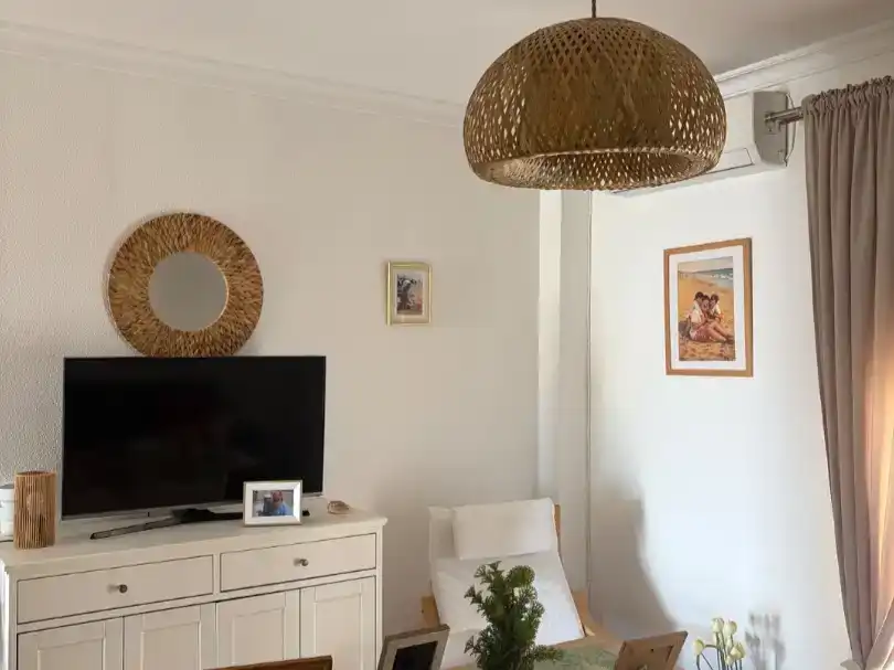 Wohnzimmer von Wohnung zur Miete in Isla Cristina mit Klimaanlage, Schwimmbad und Balkon