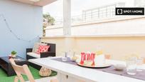 Terrace of Flat to rent in  Madrid Capital  with Air Conditioner, Heating and Furnished