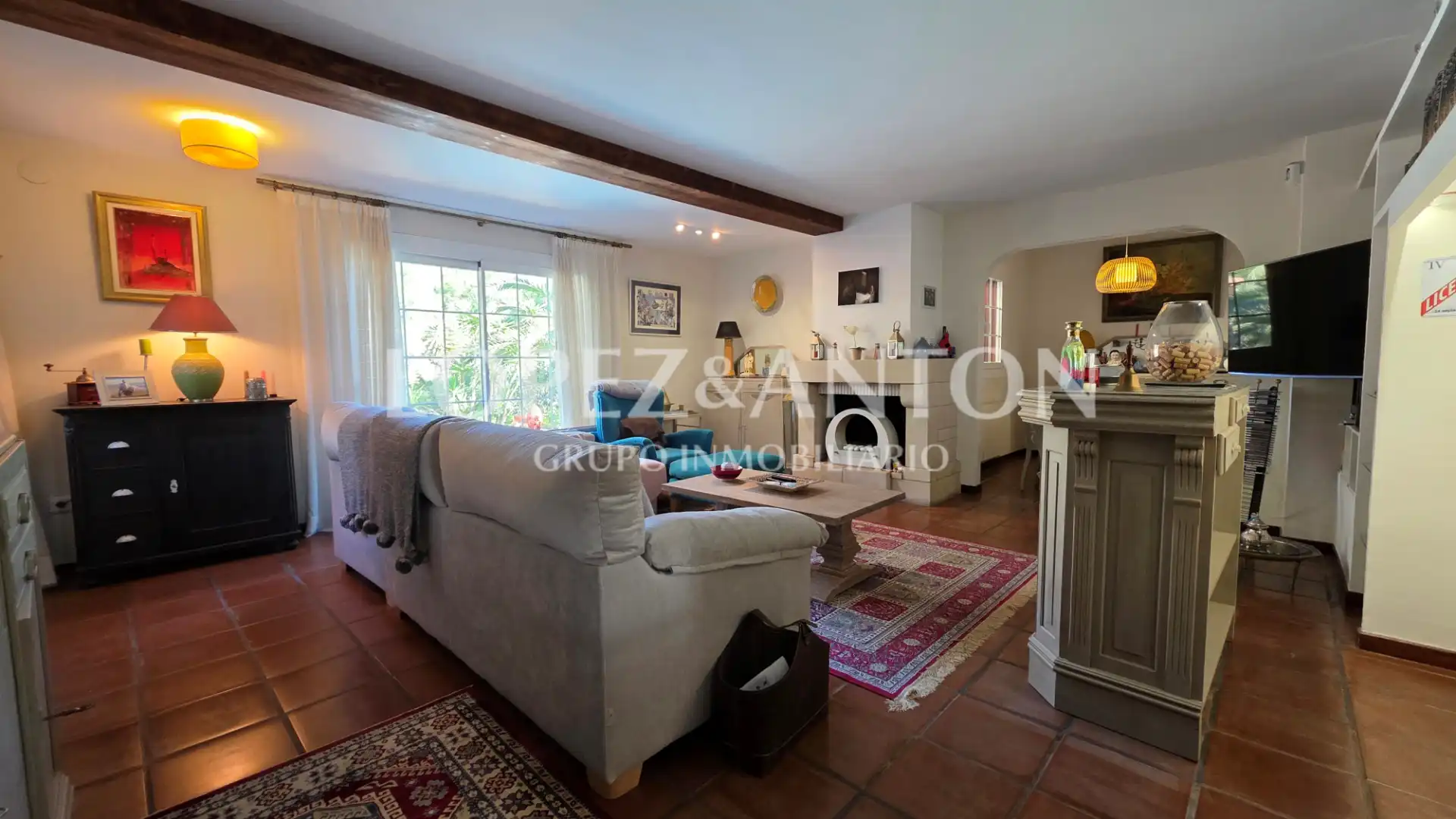 Wohnzimmer von Haus oder Chalet zum Verkauf in L'Eliana mit Klimaanlage, Heizung und Privatgarten