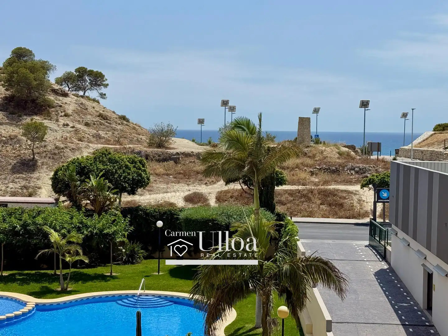 Vista exterior de Apartamento en venta en Villajoyosa / La Vila Joiosa con Aire acondicionado, Jardín privado y Terraza