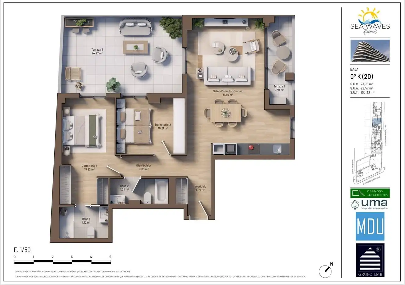 Appartement avec piscine à vendre à Avenida Avinguda del Marquès de Benicarló, imagen 2