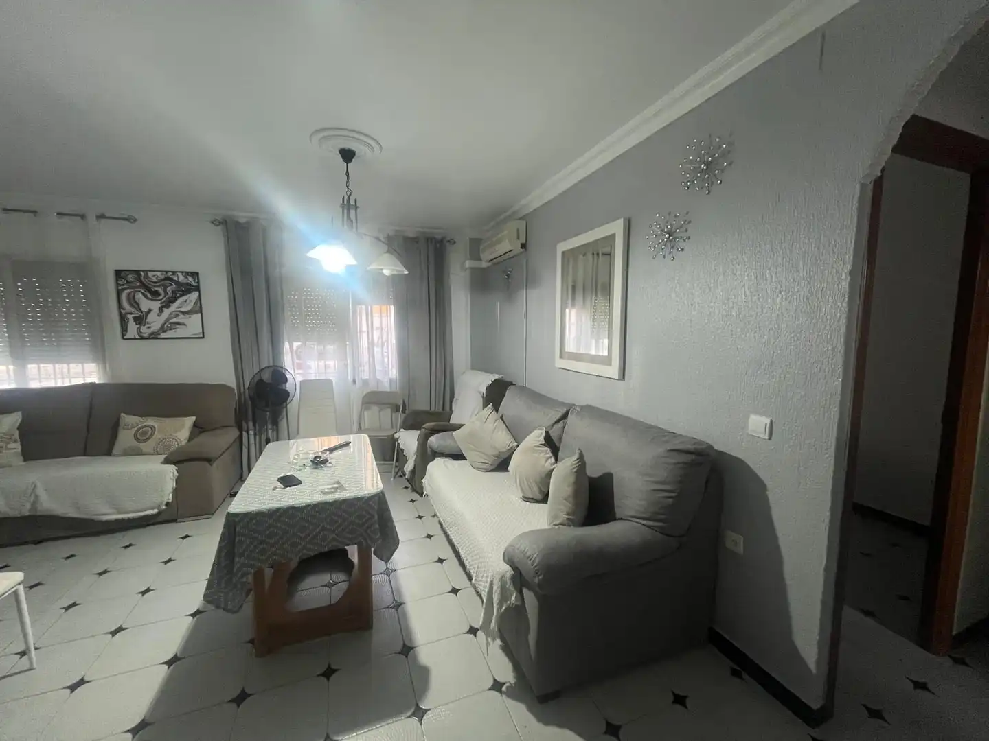 Living room of Flat for sale in Huelva  with Air Conditioner