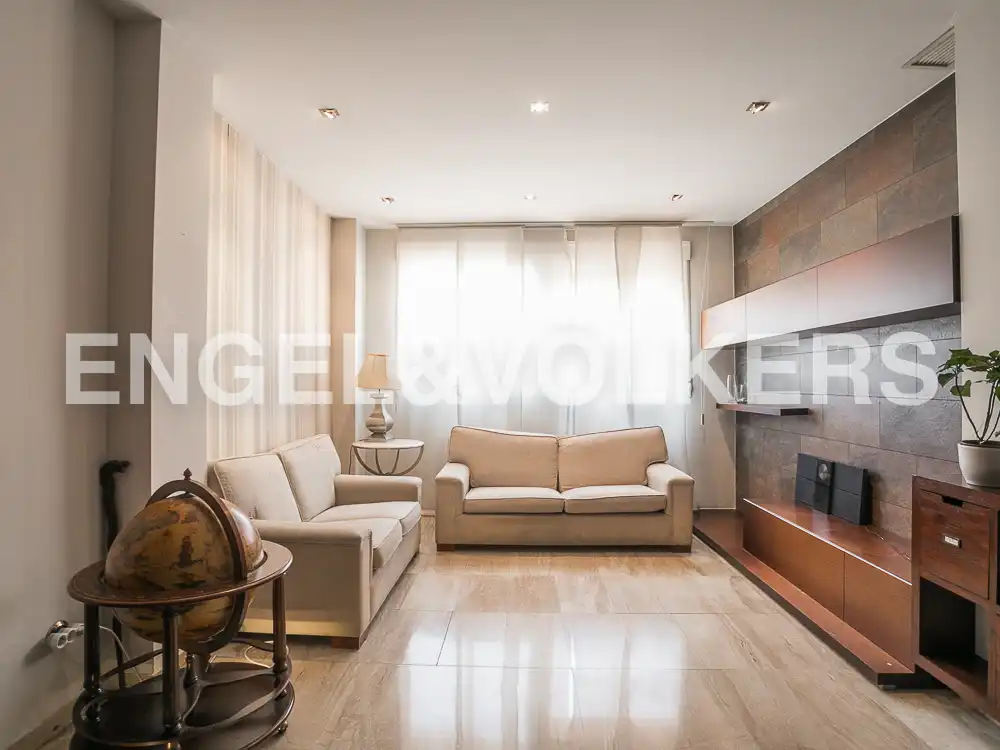 Sala de estar de Piso de alquiler en Valencia con Aire acondicionado, Calefacción y Parquet