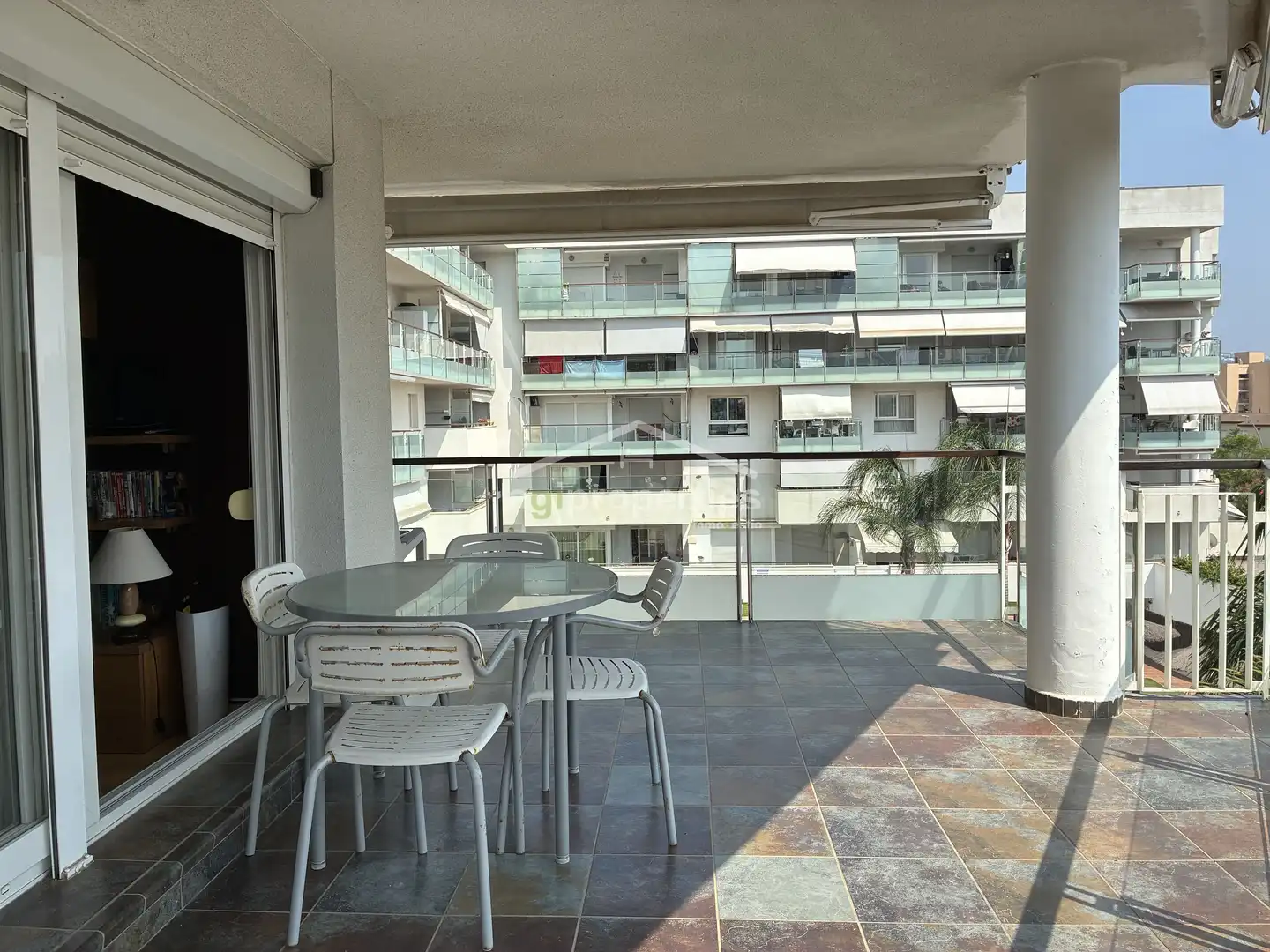 Terrace of Apartments for sale in Roses  with Parquet flooring, Terrace and Furnished