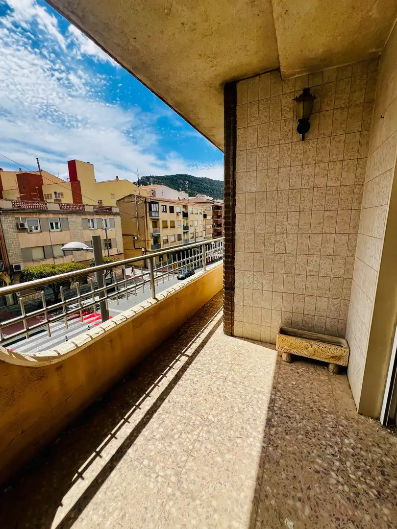 Exterior view of Flat for sale in Biar  with Heating