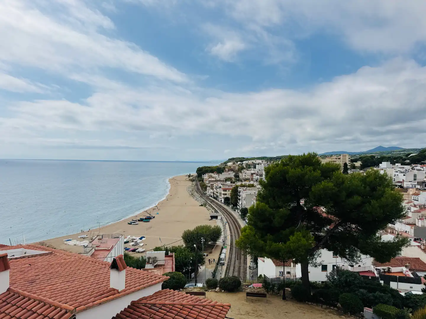Vista exterior de Pis en venda en Sant Pol de Mar amb Aire condicionat, Calefacció i Terrassa