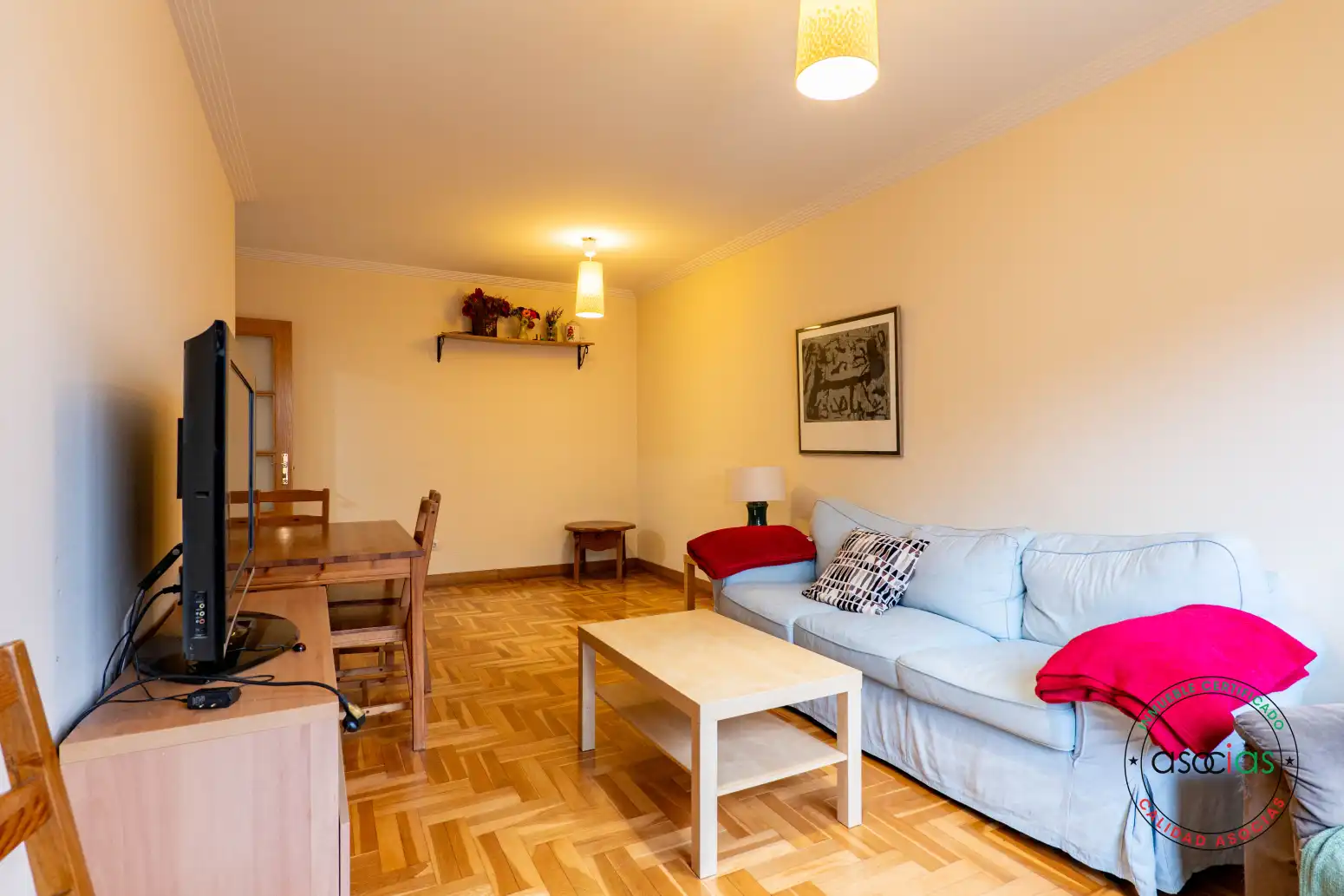 Sala de estar de Piso en venta en Gijón  con Calefacción, Terraza y Trastero
