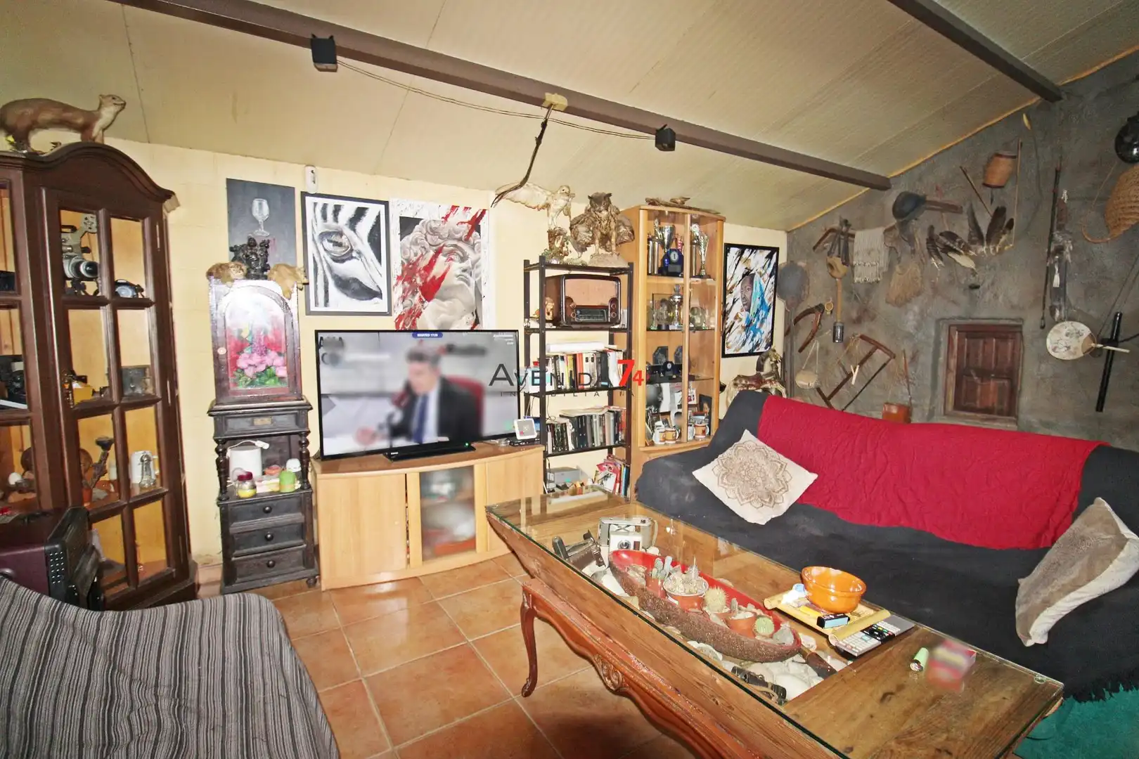 Wohnzimmer von Haus oder Chalet zum Verkauf in Lorca mit Klimaanlage, Heizung und Privatgarten