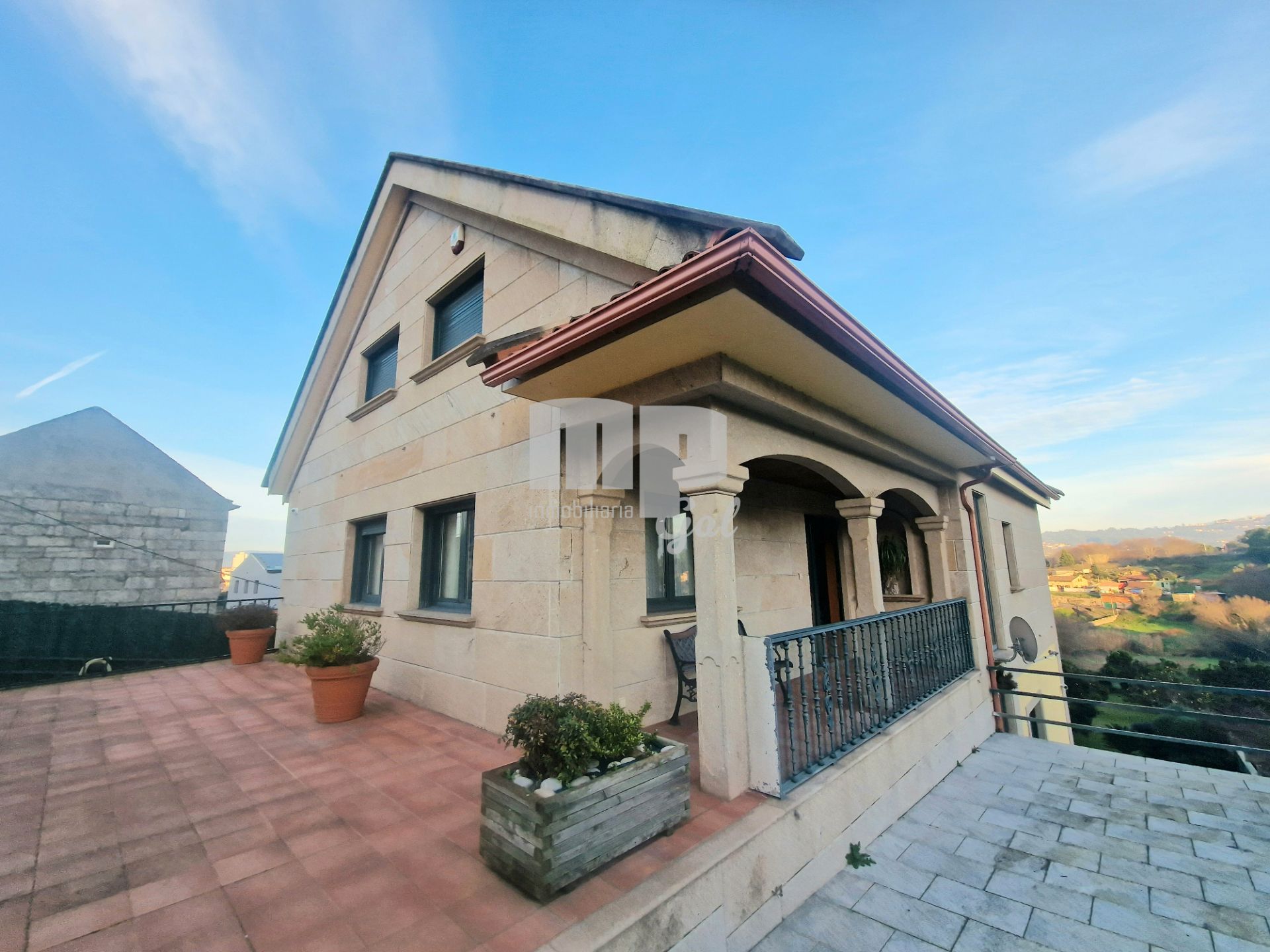 Exterior view of House or chalet for sale in Vigo   with Heating, Private garden and Terrace