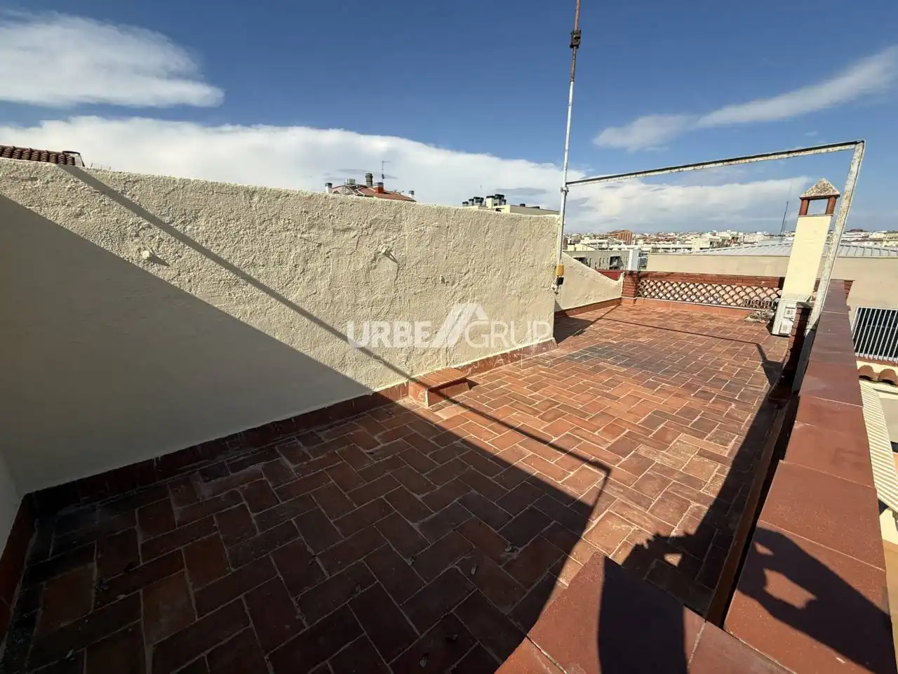 Terrace of Flat for rent in Terrassa  with Air Conditioner, Heating and Terrace