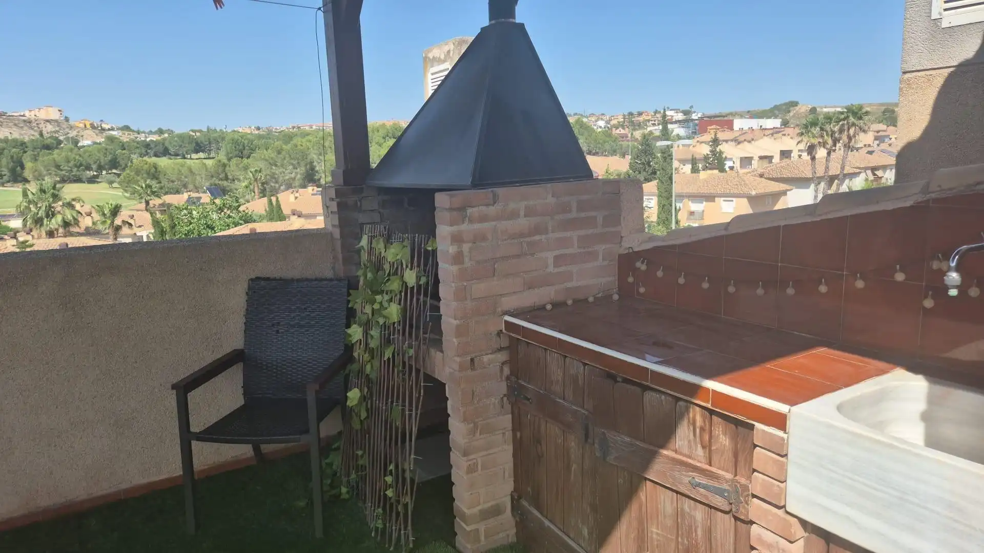 Terrasse von Dachboden zum Verkauf in Molina de Segura mit Klimaanlage, Privatgarten und Parkett