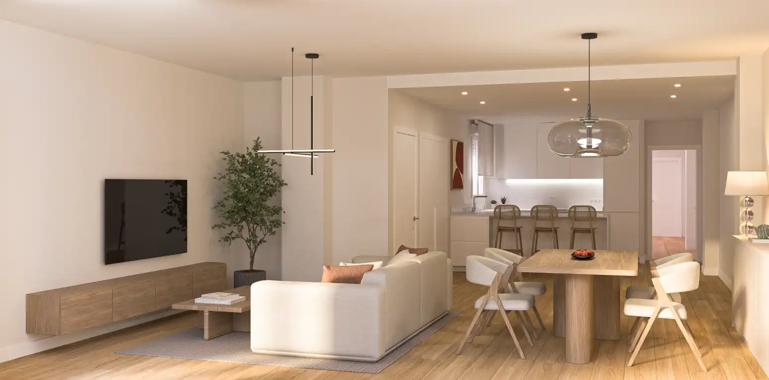 Living room of Flat for sale in  Logroño  with Heating, Parquet flooring and Terrace