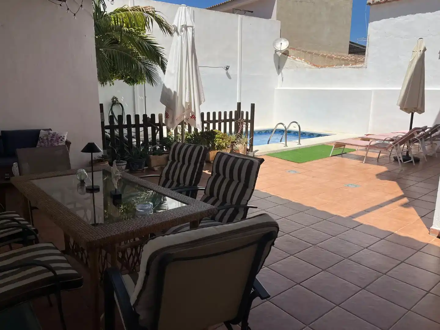 Terrasse von Haus oder Chalet zur Miete in Casabermeja, Málaga