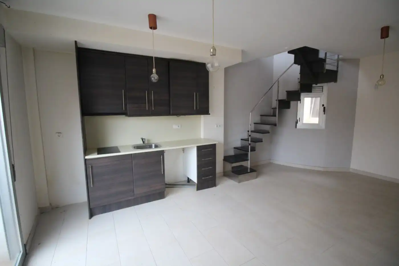 Cocina de Dúplex en venta en Alicante / Alacant con Aire acondicionado, Terraza y Balcón