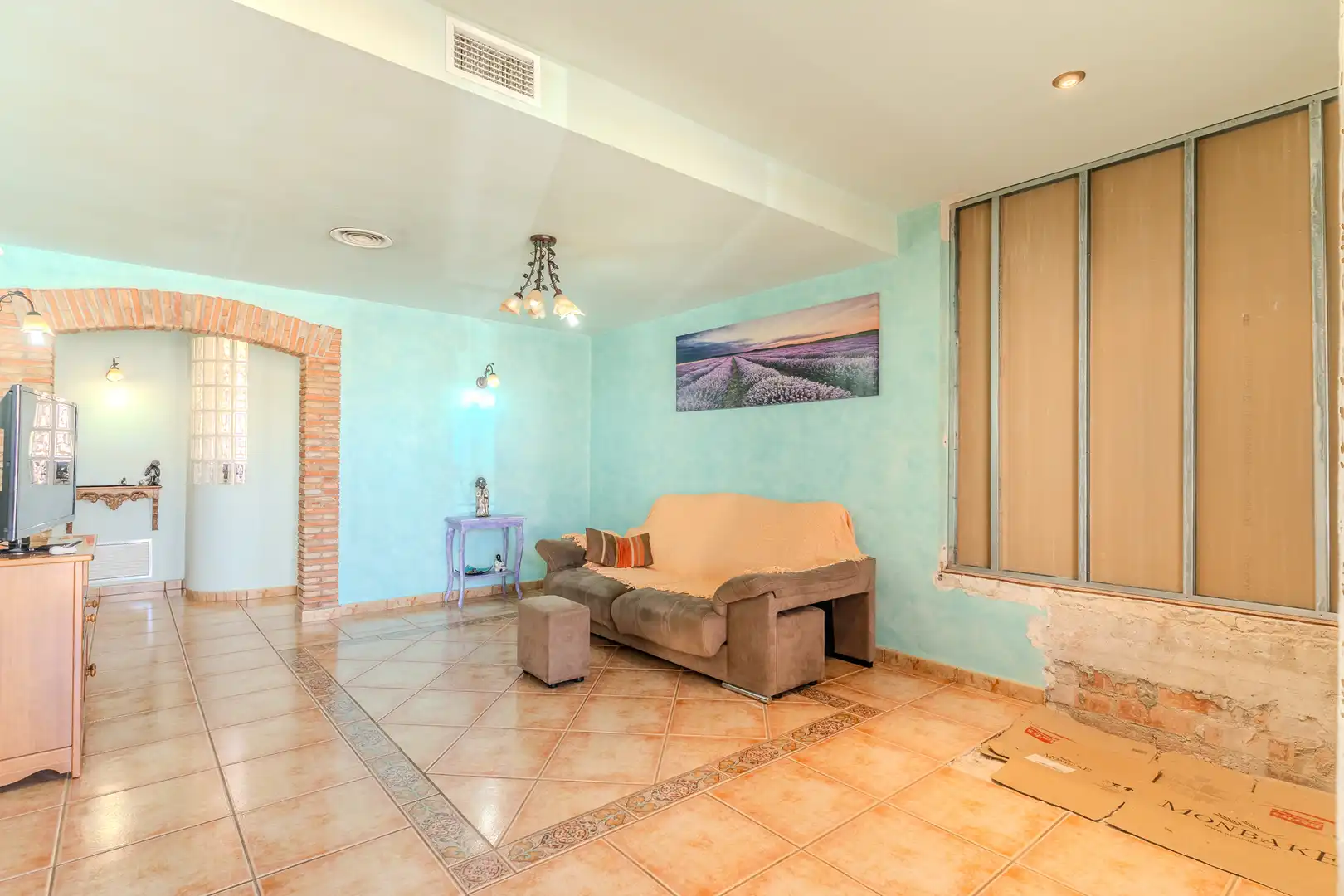 Sala de estar de Casa o chalet en venta en Deltebre con Calefacción, Terraza y Trastero